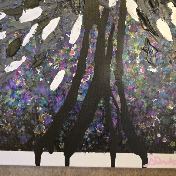 HANDCRAFTED Abstract Painting HANDPAINTED Deocrative Wall Art HANDMADE Artwork - Picture 16 of 17